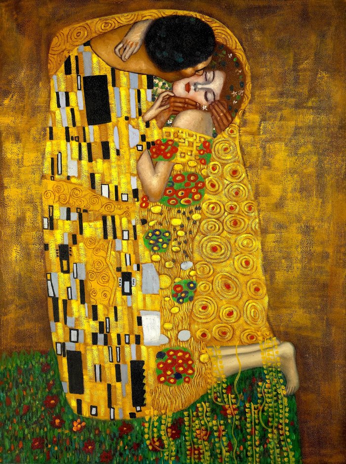 The Kiss by Gustav Klimt